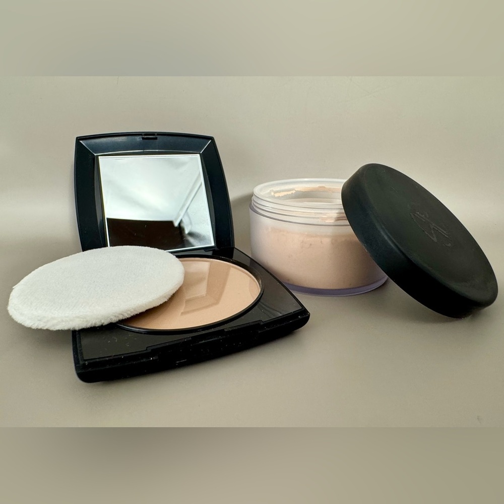Studio Gear Translucent Loose Powder and Pressed Powder Compact - Country Beige